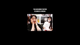 The Multilingual Queens MINNIE & YUQI Credits: @dive_studios_fan