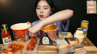 Mì hộp, xúc xích, burito, món tráng miệng phần 6 #anngonmoingay