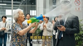 高能量九旬老太之“制裁二手烟”