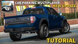 Ford Raptor Tailgate Applique/Cover Tutorial in Car Parking Multiplayer New Update
