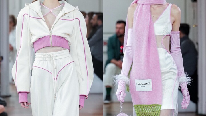 “Tông màu như tranh sơn dầu, cách phối đồ này đúng chuẩn mùa xuân luôn～” Sara Wong 2023