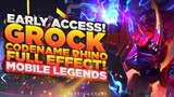 GROCK CODENAME RHINO SKIN | Mobile Legends: Bang Bang