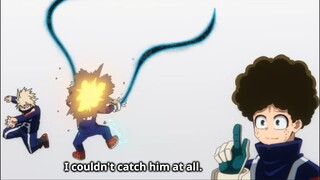 Afro Deku | Bakugo Blow up Deku's Hair in Training
