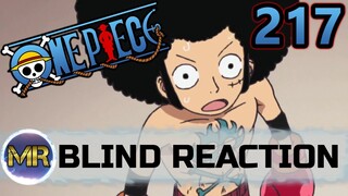 One Piece Episode 217 Blind Reaction - AFRO LUFFY!