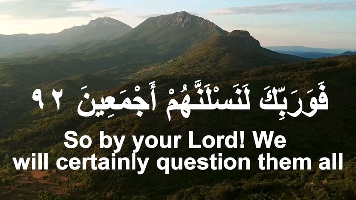 Surah Al hjir 92-98