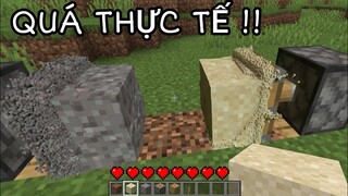 Thử Thách Khám Phá Sinh Tồn | THẾ GIỚI QUÁ THỰC TẾ | Trong Minecraft..!!