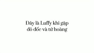 Khi luffy gặp đô đốc tứ hoàng #onepiece