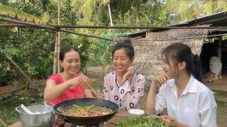 Cơm Quê Mặn Mà - Cá Chim Chưng Tương Nhúng Rau Vườn | NĐMT#289