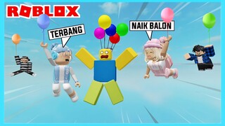 Aku Dan Adiku Terpaksa Harus Menerbangkan Noob Pake Balon Di Roblox Brookhaven ft @Shasyaalala