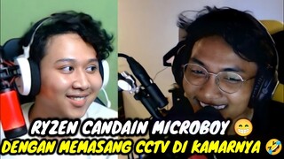 BTR RYZEN CANDAIN MICROBOY || DENGAN MEMASANG CCTV DI KAMARNYA