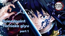 Tamioka giyuu mode om2 tp makin cool😋 [Demon Slayer] part 1