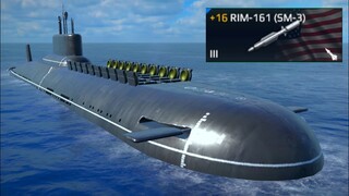 Modern Warships: Testing to use the Anti Aircraft missile.