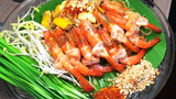 [Kwetiau ala Thai, Pad Thai] Masakan Rumahan Tradisional ala Thai, Makanan Nasional Thailand, Jangan Lewatkan Masakan Ini