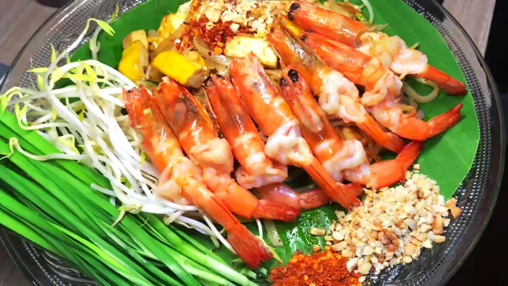 [Kwetiau ala Thai, Pad Thai] Masakan Rumahan Tradisional ala Thai, Makanan Nasional Thailand, Jangan Lewatkan Masakan Ini