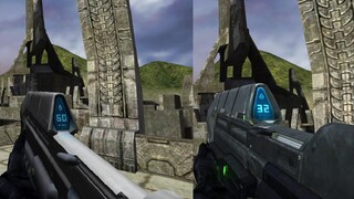 Halo 1 Assault Rifle VS. Halo 3 Assault Rifle