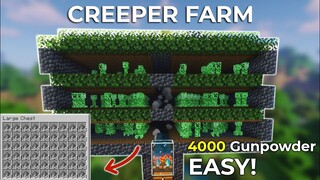 Minecraft Creeper Farm 1.18 Easy Gunpowder Farm Tutorial