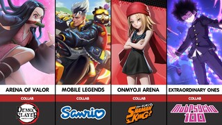 ANIME  X  MLBB, AOV, KOG, Onmyoji Arena, Extraordinary Ones