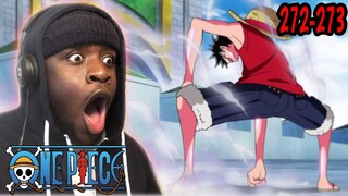 LUFFY SECOND GEAR.....POSSIBLY A THIRD!?!? | One Piece Episodes 272-273 REACTION!!!