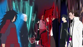 Karakter anime dengan aura mereka sendiri bertemu satu sama lain...
