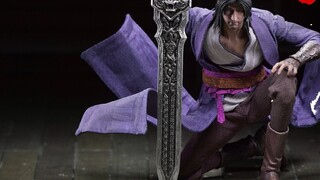 "You are the only pitiful person in the world, Yuan Tiangang." Langzhou 1/12 movable puppet, Paintin
