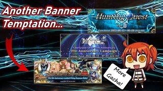 [FGO NA] 5th Anniversary Pre-Campaign & Hunting Quest 8! Plus another unexpected banner!? 😅