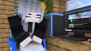 MÈO SIMMY 1 NGÀY CHĂM SÓC EM BÉ CÁ MẬP TRONG LÀNG HERO TEAM MINECRAFT