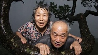 高能量九旬老太挑战“爬树”