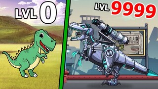 Tiến Hóa Khủng Long Siêu Mạnh TREX RBOT Max Cấp Tiêu Diệt Boss - Dino Robot Top Game Android Ios