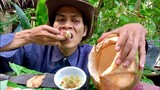 Gáo Dừa Non Chấm Muối Ớt Siêu Cay Siêu Ngon