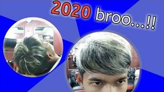 warna rambut highlight pria 2020