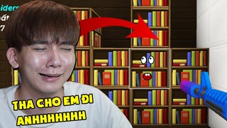 (Blockman Go) THỬ THÁCH T GAMING VÀ NOOB TEAM CHƠI TRỐN TÌM CÙNG NGƯỜI LẠ