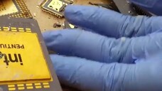 GOLD RECOVERY from COMPUTER CHIPS.