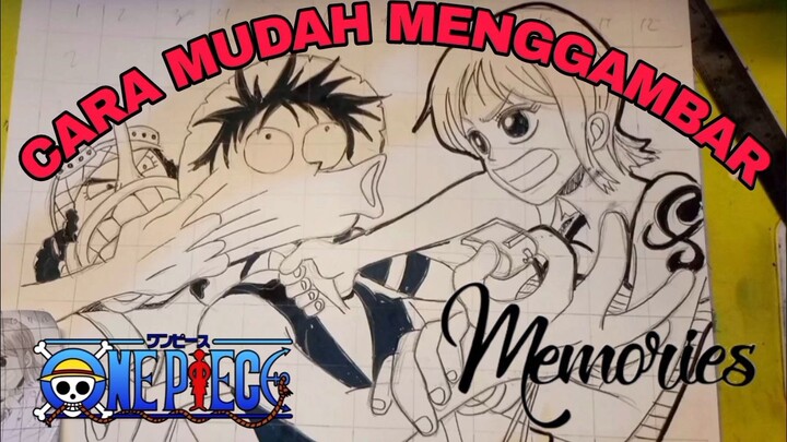 cara mudah menggambar anime anime, video akhir bulan