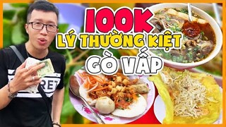 100K ĂN SẠCH HẺM ĐẦU ĐƯỜNG LÝ THƯỜNG KIỆT - PHƯỜNG 4 GÒ VẤP | WARZONE VLOG