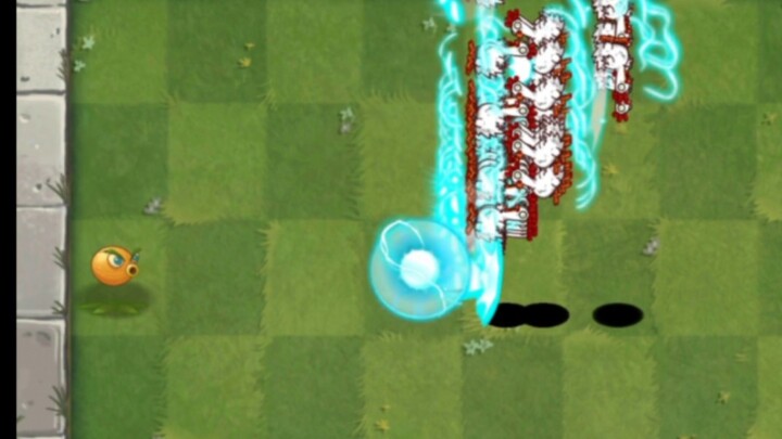 Various plants’ ultimate moves vs. one hundred chickens