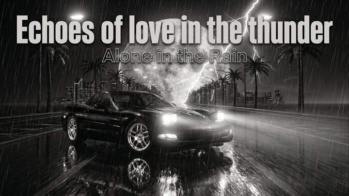 Alone in the Rain | Darkwave 80s Synth Anthem | Melancholic Synthwave Story Journey