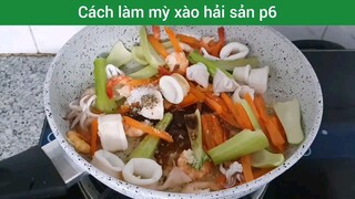 Cách làm mỳ xào hải sản p6