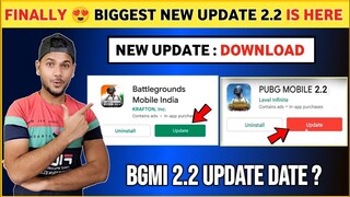 🤩 Biggest 2.2 Update is Here | Pubg 2.2 Update | Bgmi New Update - Bgmi