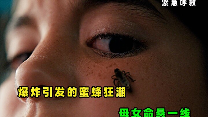 22 million killer bees attack, mother and daughter trapped in a car, rescue efforts reach a dead end