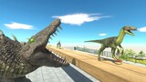 Who Can Survive Purussaurus Rex Bridge - Animal Revolt Battle Simulator