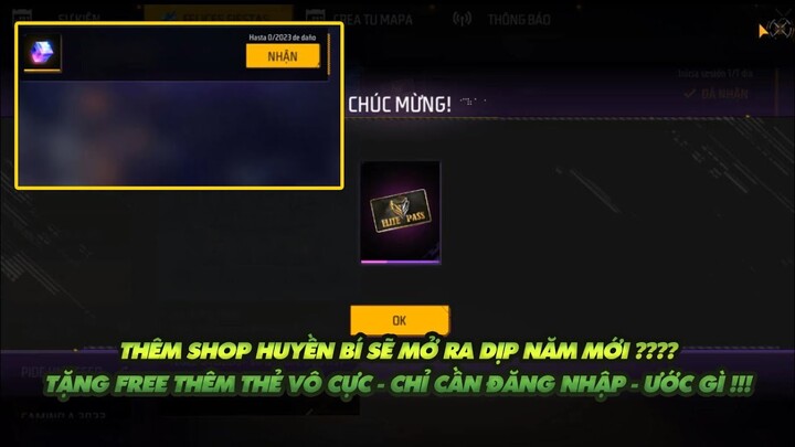 Garena Free Fire | Thêm shop huyền bí mới đã mở ra - Tặng free hộp ma thuật năm mới - ước gì!