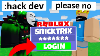 ฉันแฮ็คบัญชี BedWars ของนักพัฒนา (Roblox BedWars)