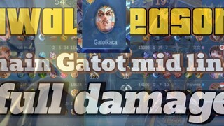 savage global Gatot kaca is comeback #mobilelegends #mlbb #topglobalgatot #gatottiktok