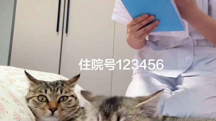 Li Si came to the hospital to visit his dad.