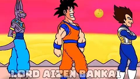 Beerus Goku Vegeta Rank Up