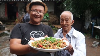 Countryside Recipe & Mukbang | Chili Pepper Chicken