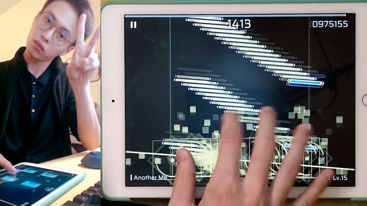 【Ruby kiểu “Vẫy tay”】Phigros một tay - Lv.15 Another Me - Một phiên bản khác của tôi (bằng tay trái)