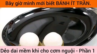 Cách làm Bánh Ít Trần khi cho cơm nguội #1