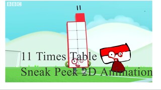 Numberblocks 11 Times Table | Season 8 Episode 7 | Sneak Peek Small Clip