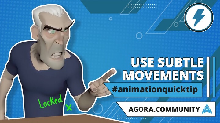 ⚡ How To Use Subtle Movements | Animation Quicktip